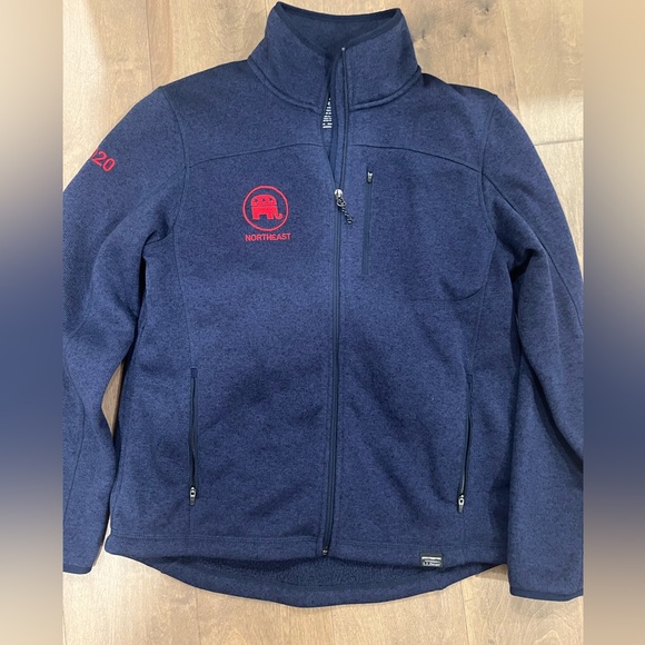 L.L. Bean Jackets & Blazers - LL bean women’s full zip jacket with Republican Party logo size medium